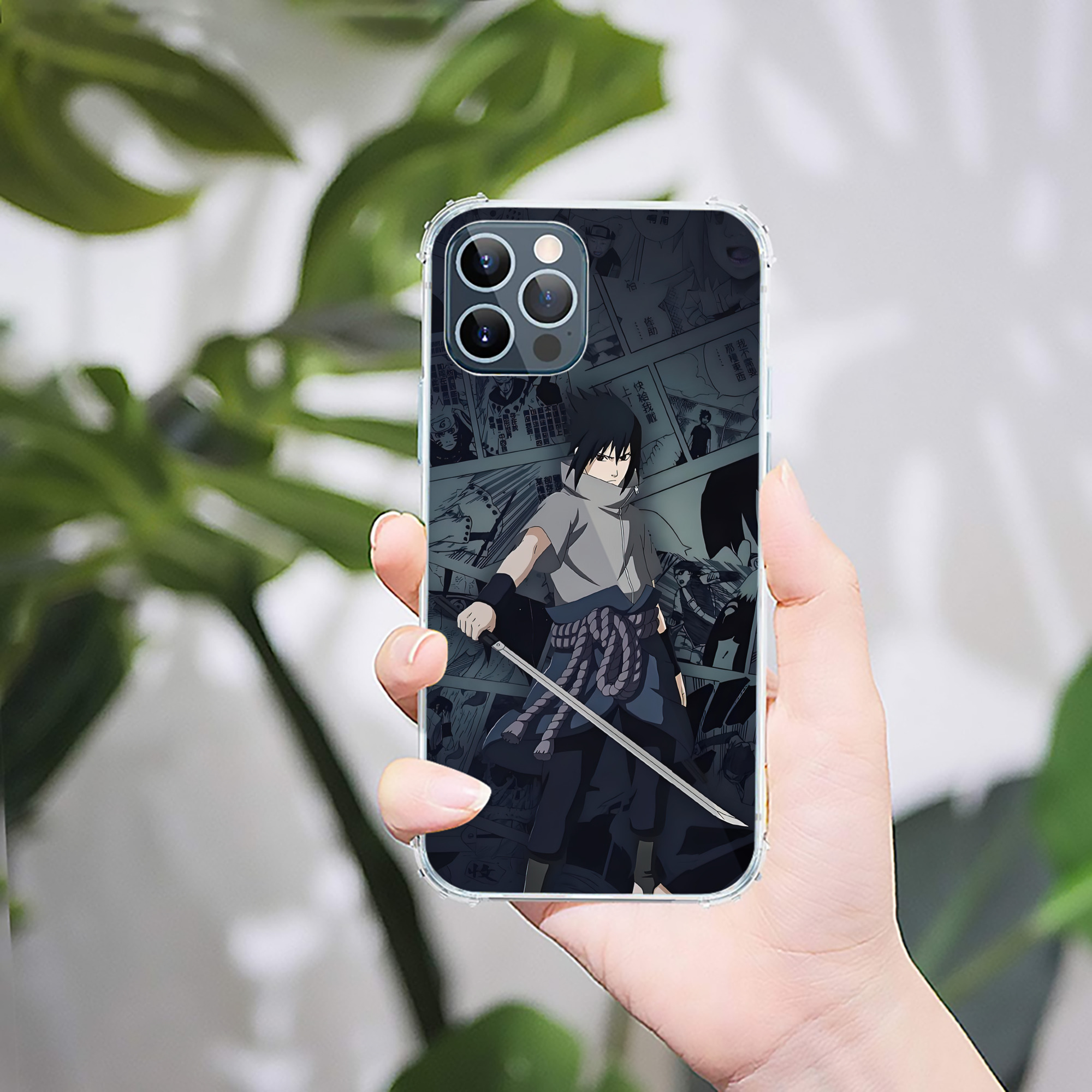 （画像用） NARUTO -ナルト- NARUTO -ナルト- 疾風伝 【iPhone 12シリーズ対応】透明スマホケース（クリアソフトケース）